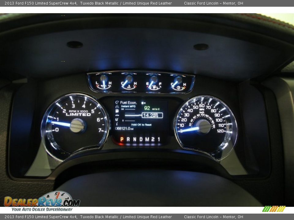 2013 Ford F150 Limited SuperCrew 4x4 Gauges Photo #13