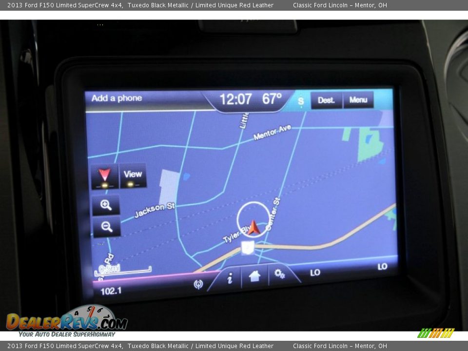 Navigation of 2013 Ford F150 Limited SuperCrew 4x4 Photo #15