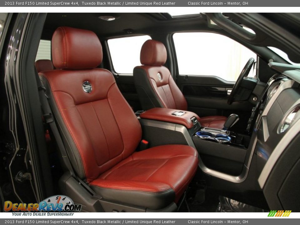 Front Seat of 2013 Ford F150 Limited SuperCrew 4x4 Photo #23