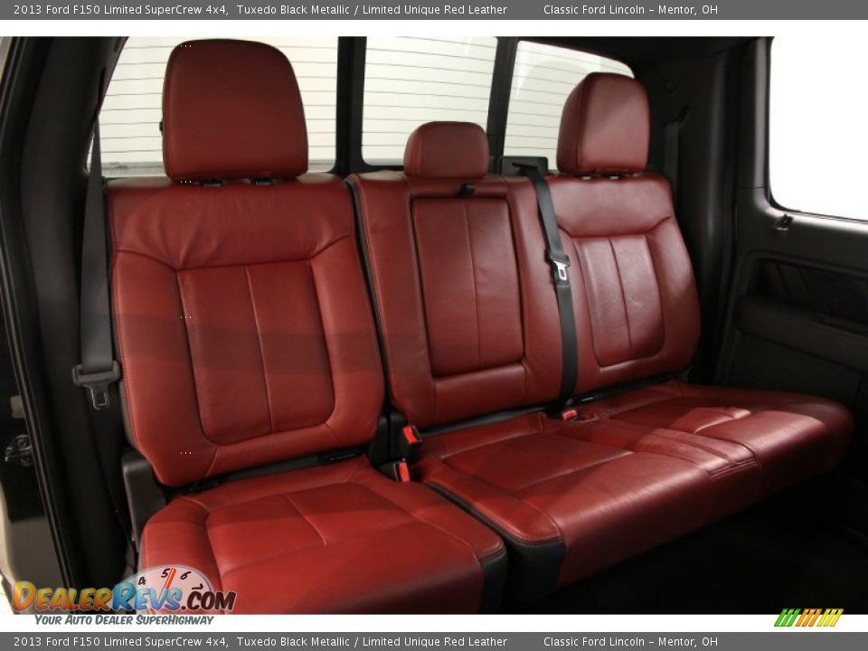 Rear Seat of 2013 Ford F150 Limited SuperCrew 4x4 Photo #25