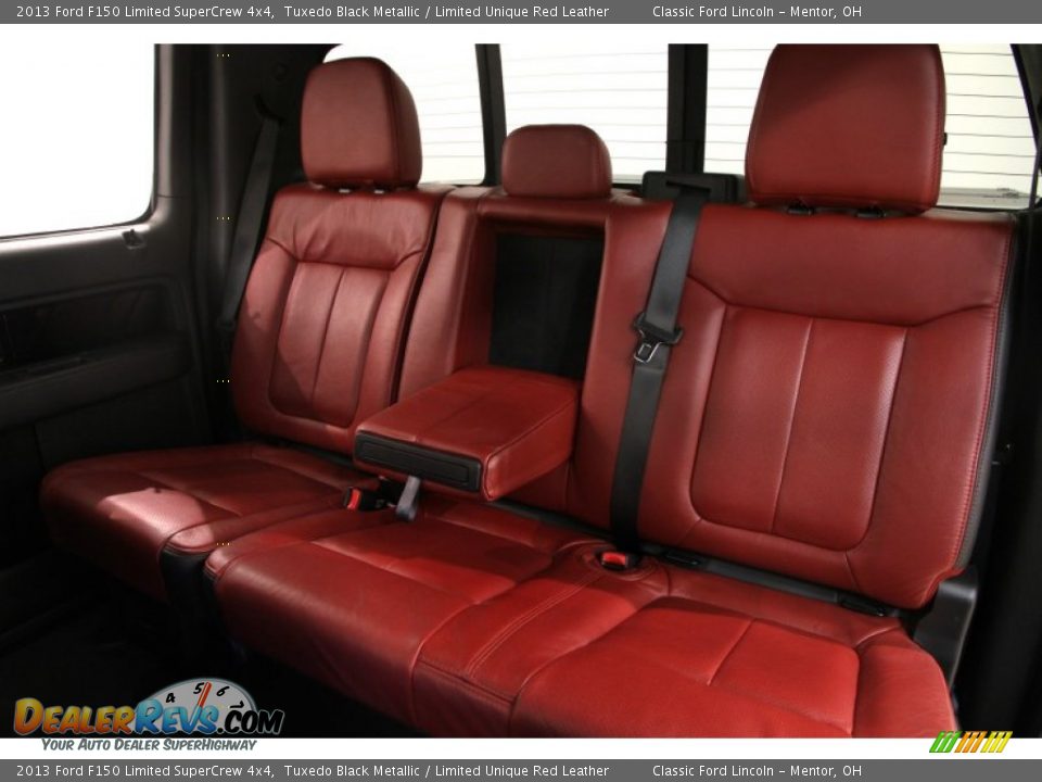 Rear Seat of 2013 Ford F150 Limited SuperCrew 4x4 Photo #27