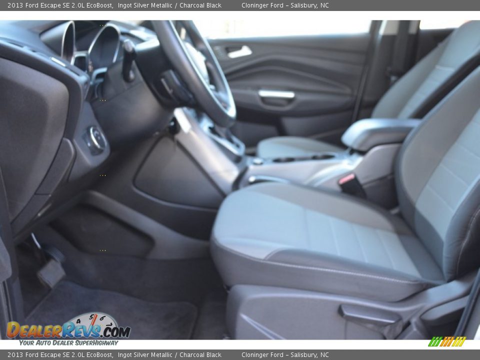 2013 Ford Escape SE 2.0L EcoBoost Ingot Silver Metallic / Charcoal Black Photo #10