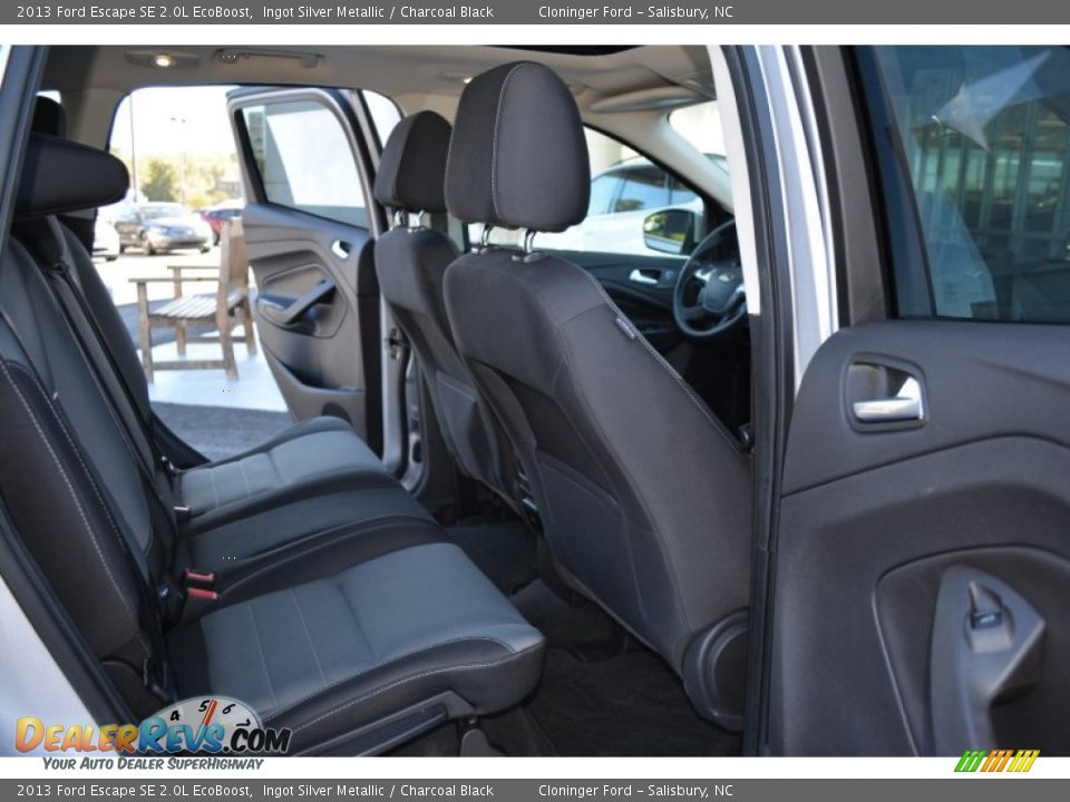 2013 Ford Escape SE 2.0L EcoBoost Ingot Silver Metallic / Charcoal Black Photo #15