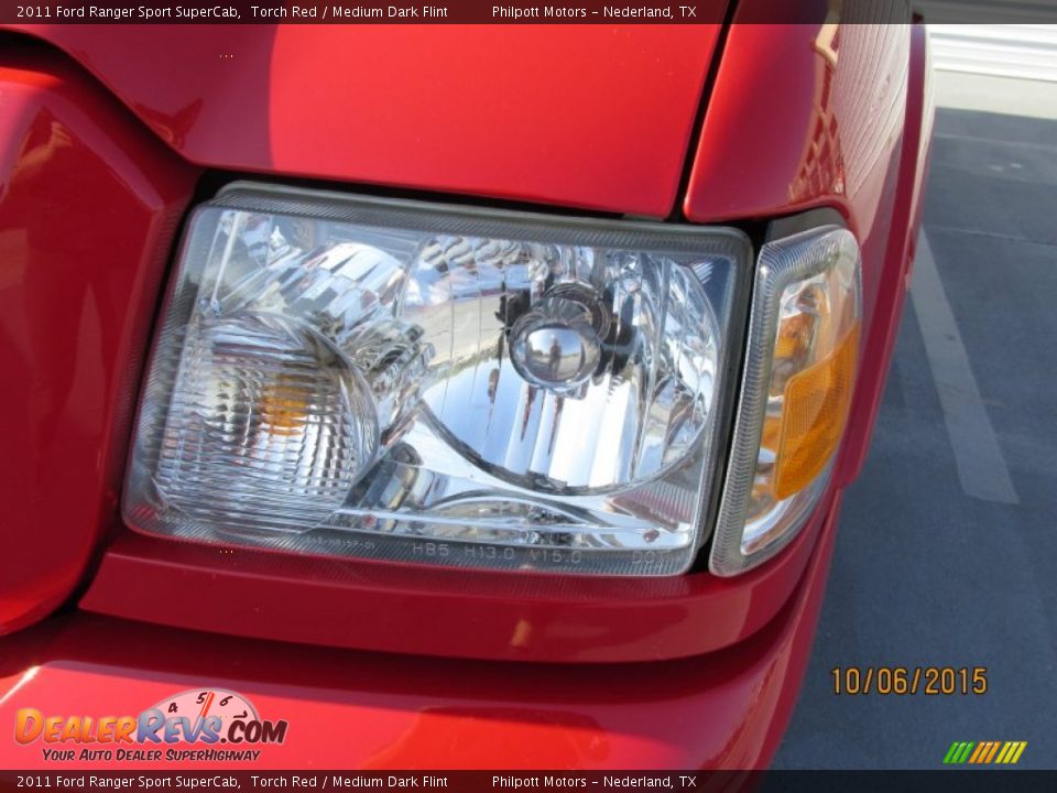 2011 Ford Ranger Sport SuperCab Torch Red / Medium Dark Flint Photo #6