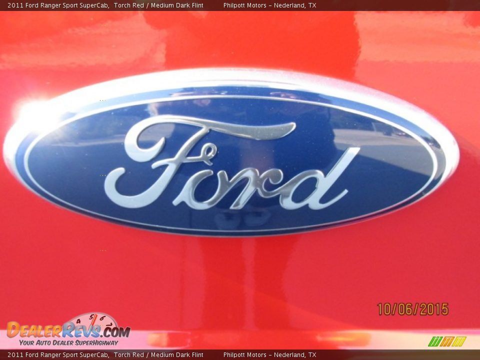 2011 Ford Ranger Sport SuperCab Torch Red / Medium Dark Flint Photo #13