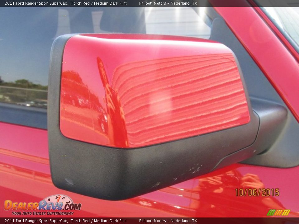 2011 Ford Ranger Sport SuperCab Torch Red / Medium Dark Flint Photo #21