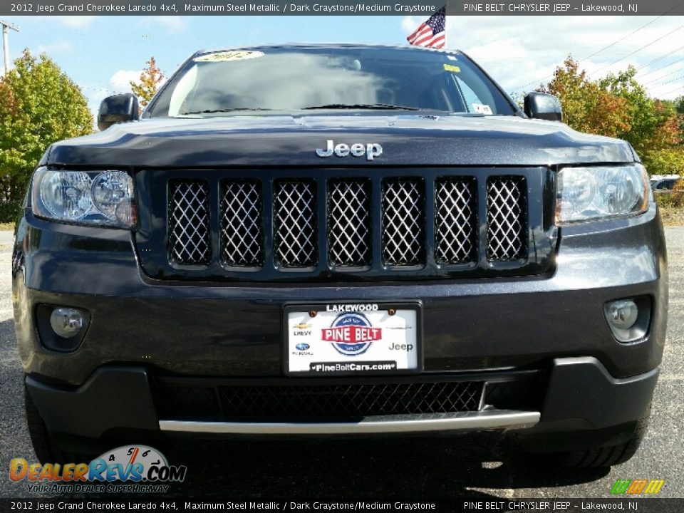2012 Jeep Grand Cherokee Laredo 4x4 Maximum Steel Metallic / Dark Graystone/Medium Graystone Photo #2