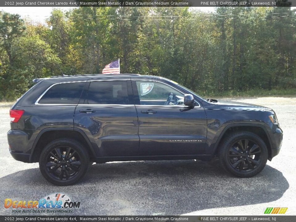 2012 Jeep Grand Cherokee Laredo 4x4 Maximum Steel Metallic / Dark Graystone/Medium Graystone Photo #4