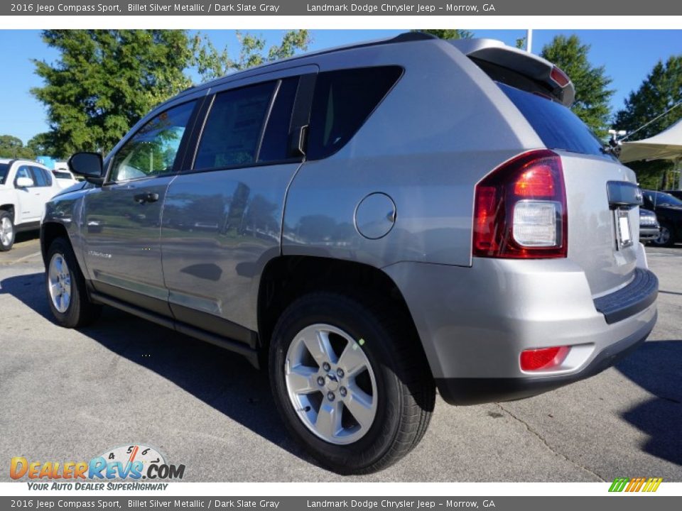 2016 Jeep Compass Sport Billet Silver Metallic / Dark Slate Gray Photo #2