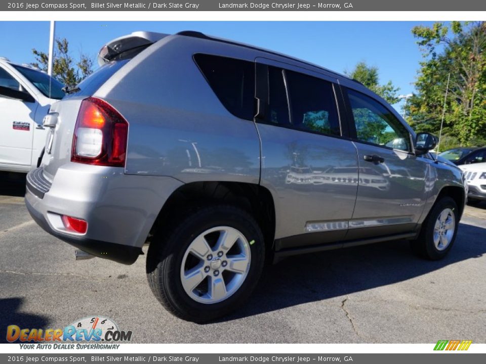 2016 Jeep Compass Sport Billet Silver Metallic / Dark Slate Gray Photo #3