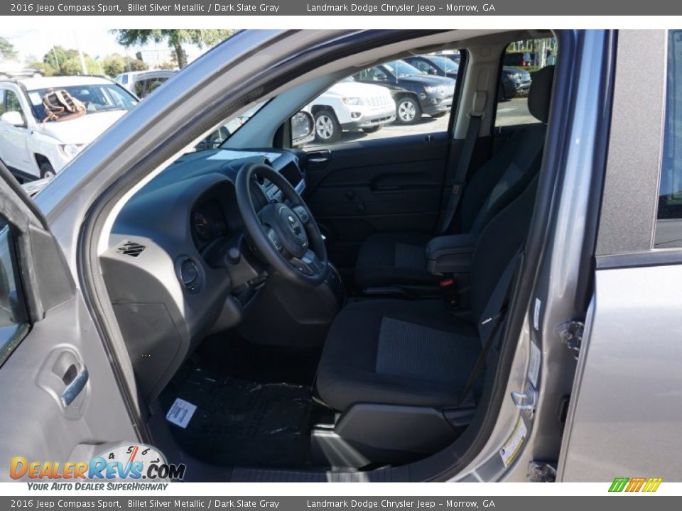 2016 Jeep Compass Sport Billet Silver Metallic / Dark Slate Gray Photo #6
