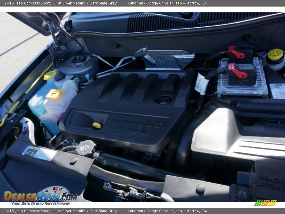 2016 Jeep Compass Sport Billet Silver Metallic / Dark Slate Gray Photo #8