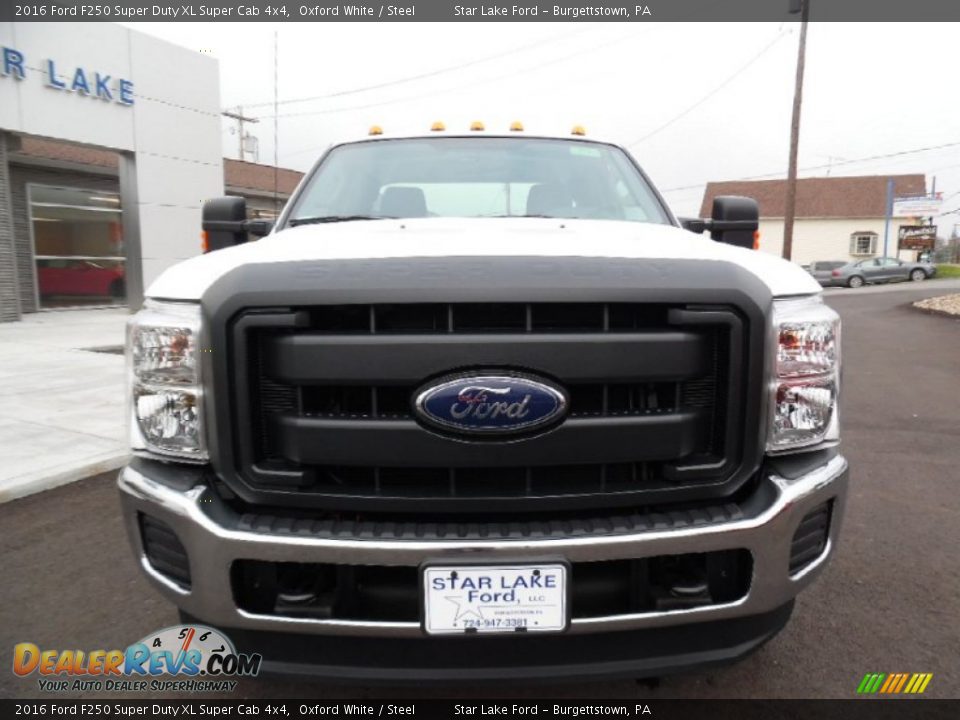 2016 Ford F250 Super Duty XL Super Cab 4x4 Oxford White / Steel Photo #2