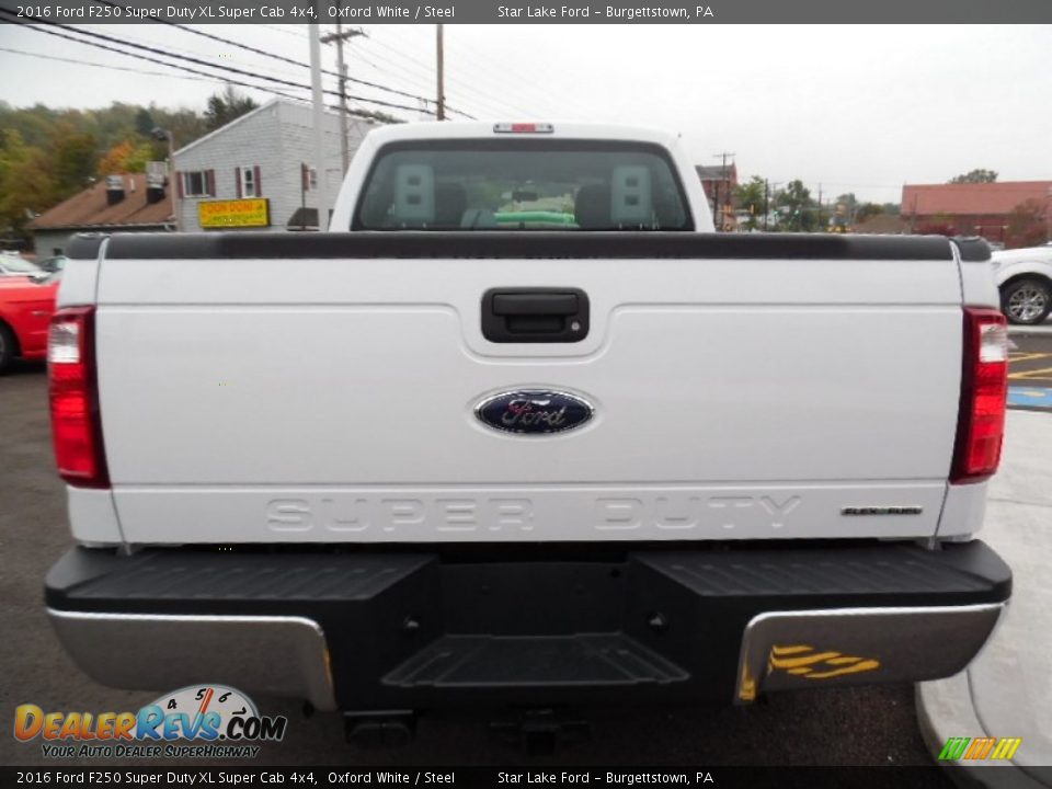 2016 Ford F250 Super Duty XL Super Cab 4x4 Oxford White / Steel Photo #7