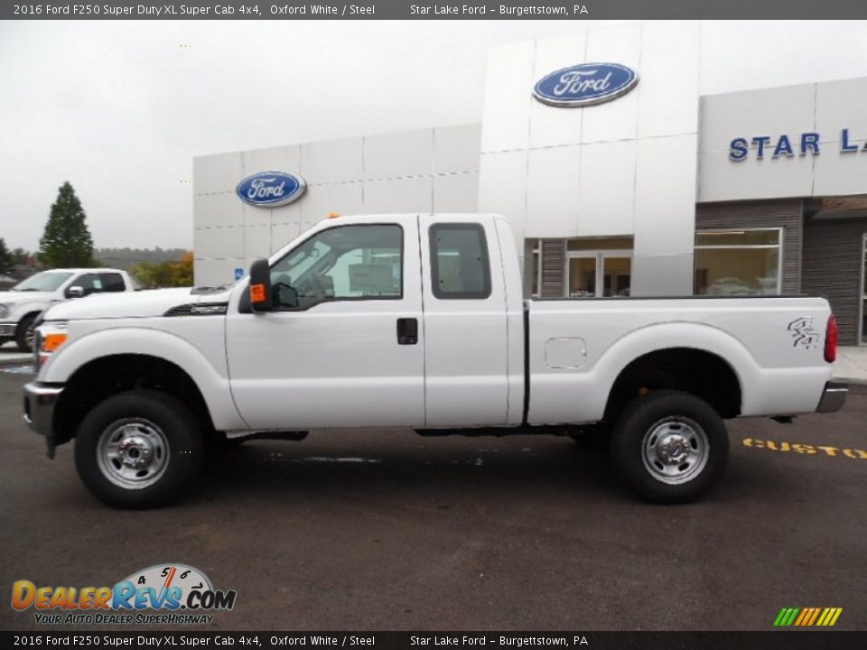 2016 Ford F250 Super Duty XL Super Cab 4x4 Oxford White / Steel Photo #10