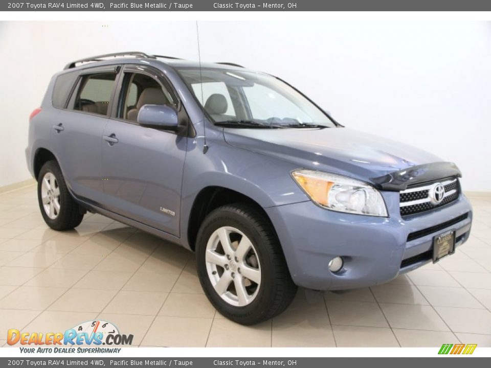 2007 Toyota RAV4 Limited 4WD Pacific Blue Metallic / Taupe Photo #1