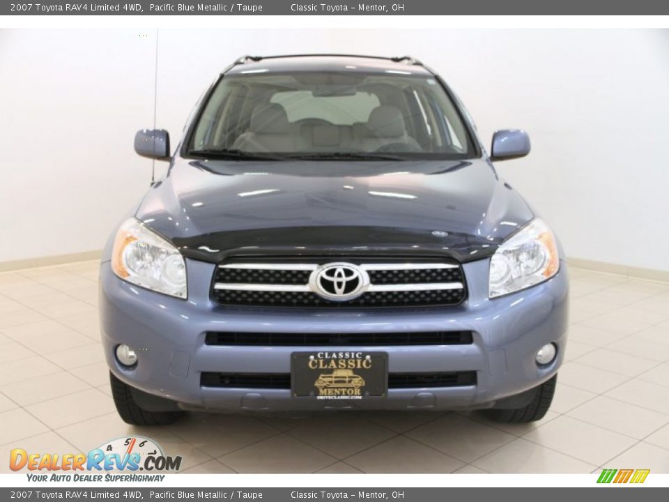 2007 Toyota RAV4 Limited 4WD Pacific Blue Metallic / Taupe Photo #2