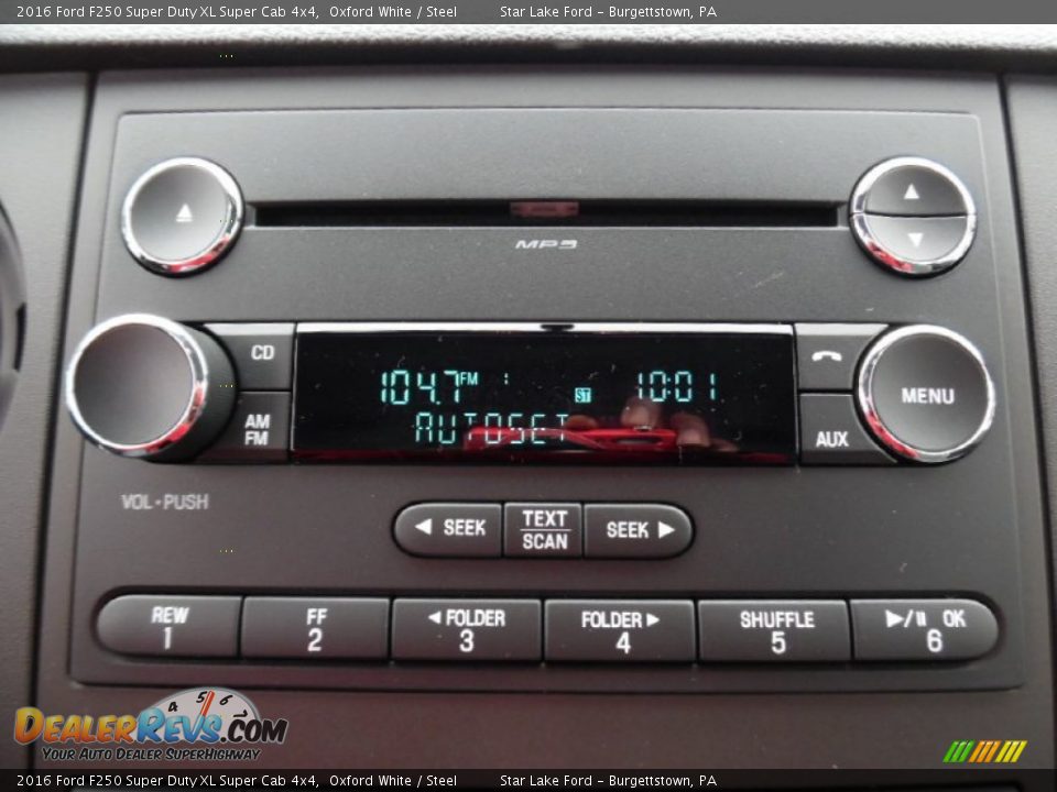2016 Ford F250 Super Duty XL Super Cab 4x4 Oxford White / Steel Photo #18