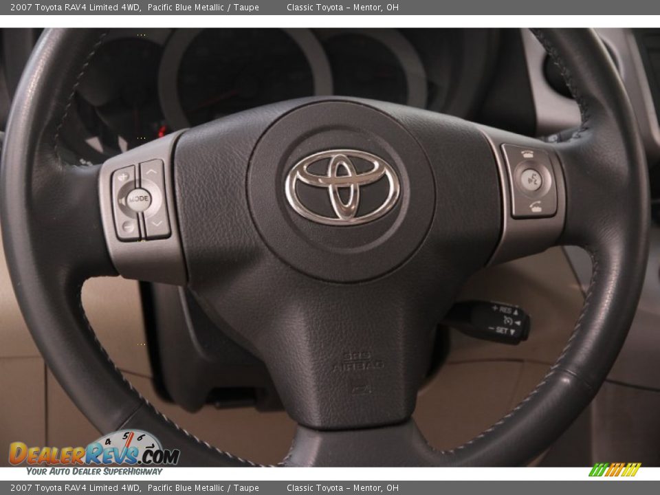 2007 Toyota RAV4 Limited 4WD Pacific Blue Metallic / Taupe Photo #7
