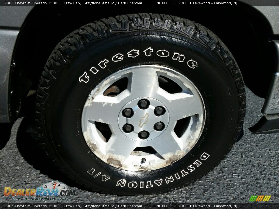 2006 Chevrolet Silverado 1500 LT Crew Cab Graystone Metallic / Dark Charcoal Photo #4