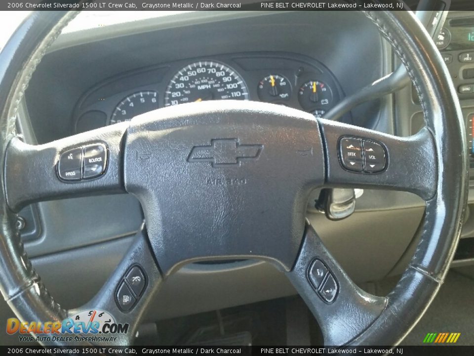 2006 Chevrolet Silverado 1500 LT Crew Cab Graystone Metallic / Dark Charcoal Photo #14
