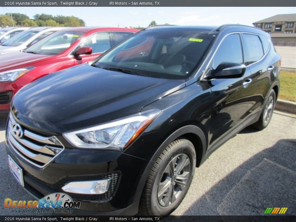 2016 Hyundai Santa Fe Sport Twilight Black / Gray Photo #2