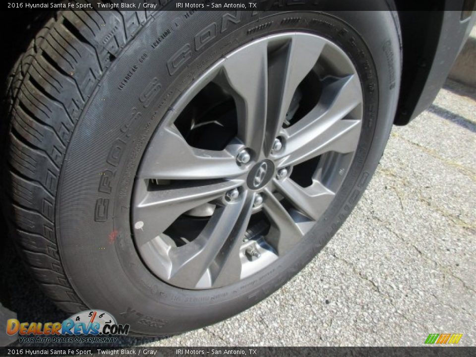 2016 Hyundai Santa Fe Sport Twilight Black / Gray Photo #3