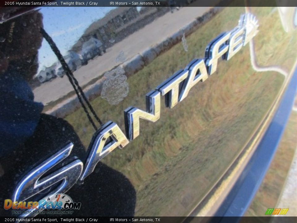 2016 Hyundai Santa Fe Sport Twilight Black / Gray Photo #5