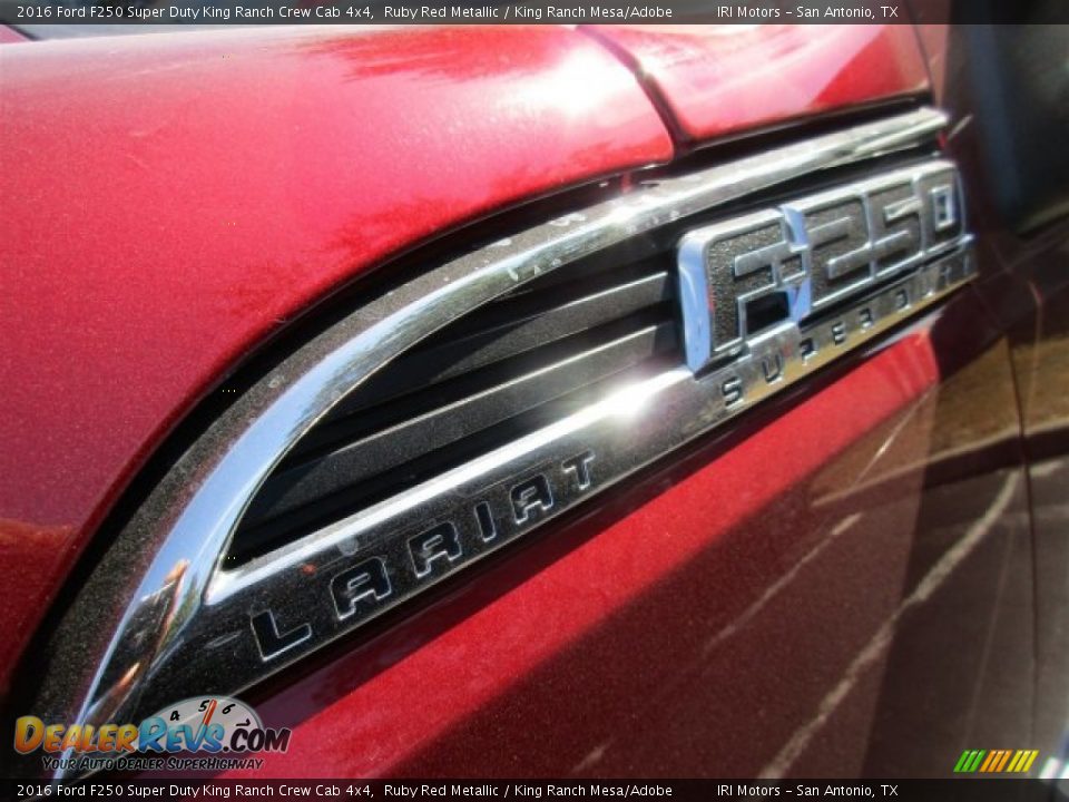 2016 Ford F250 Super Duty King Ranch Crew Cab 4x4 Ruby Red Metallic / King Ranch Mesa/Adobe Photo #3