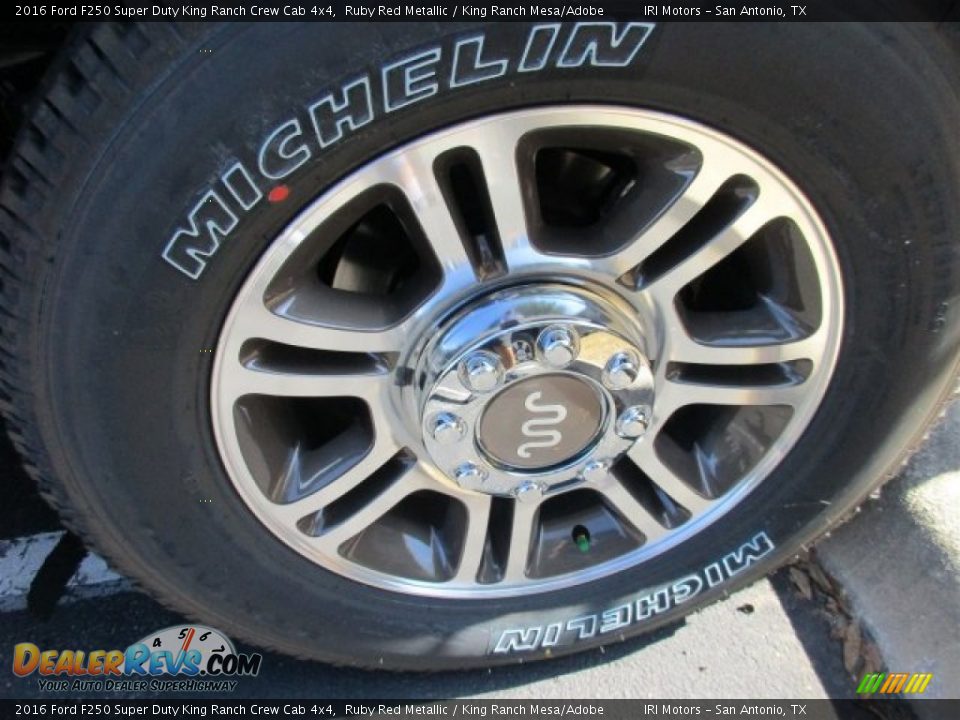 2016 Ford F250 Super Duty King Ranch Crew Cab 4x4 Ruby Red Metallic / King Ranch Mesa/Adobe Photo #4