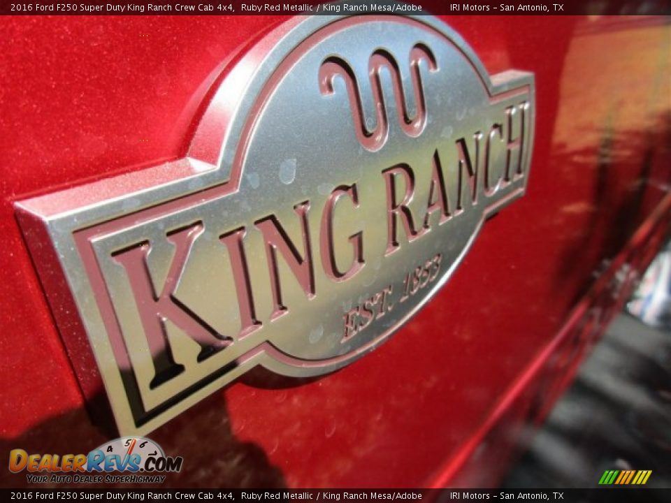 2016 Ford F250 Super Duty King Ranch Crew Cab 4x4 Ruby Red Metallic / King Ranch Mesa/Adobe Photo #6