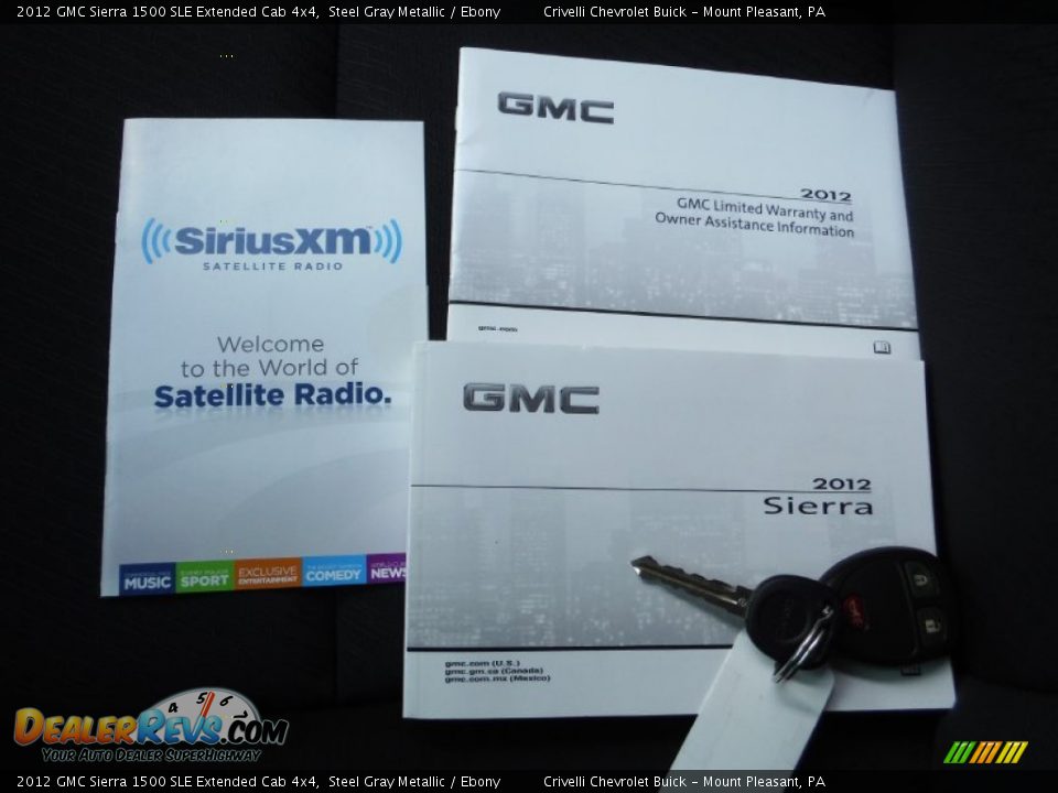 2012 GMC Sierra 1500 SLE Extended Cab 4x4 Steel Gray Metallic / Ebony Photo #29