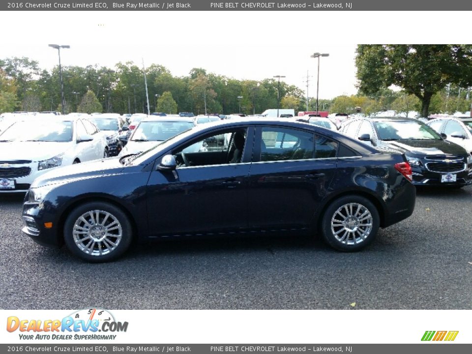 2016 Chevrolet Cruze Limited ECO Blue Ray Metallic / Jet Black Photo #3