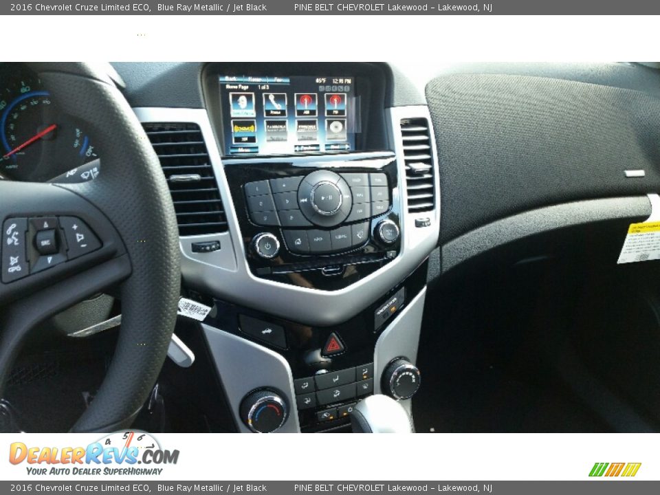 2016 Chevrolet Cruze Limited ECO Blue Ray Metallic / Jet Black Photo #10
