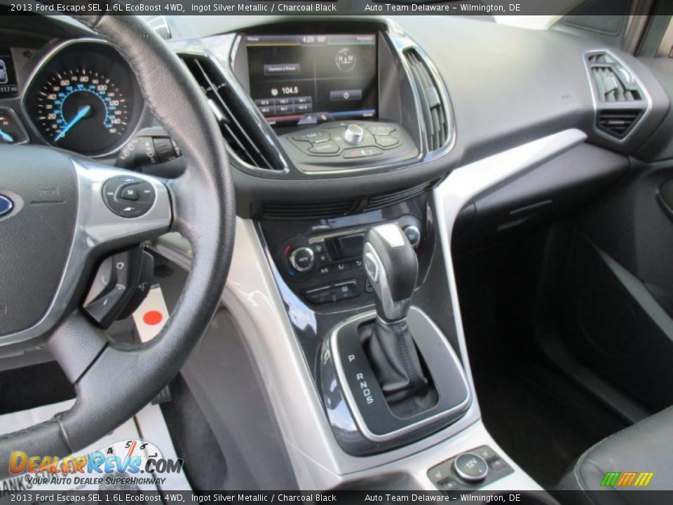 2013 Ford Escape SEL 1.6L EcoBoost 4WD Ingot Silver Metallic / Charcoal Black Photo #15