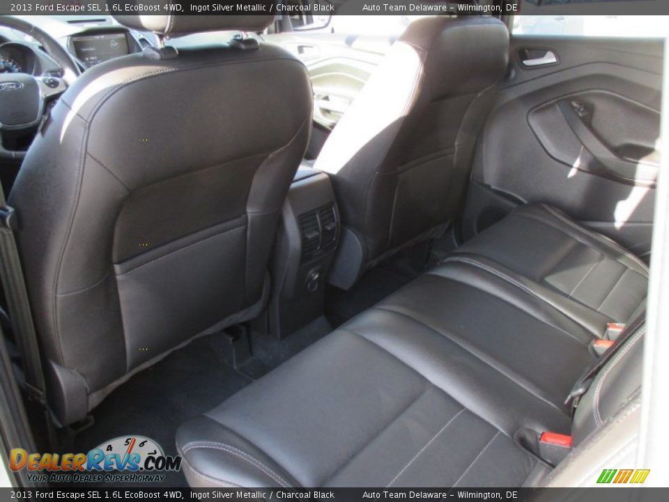 2013 Ford Escape SEL 1.6L EcoBoost 4WD Ingot Silver Metallic / Charcoal Black Photo #21