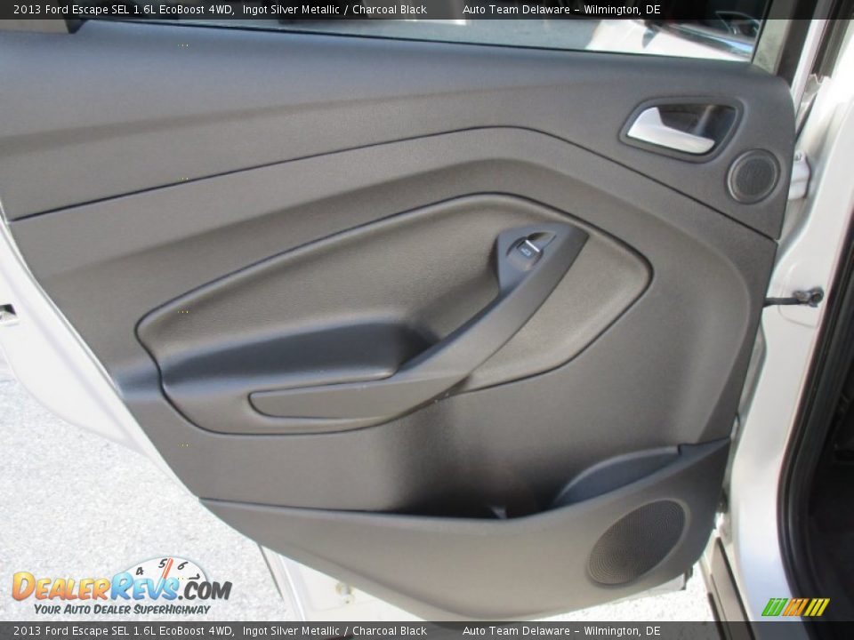2013 Ford Escape SEL 1.6L EcoBoost 4WD Ingot Silver Metallic / Charcoal Black Photo #24