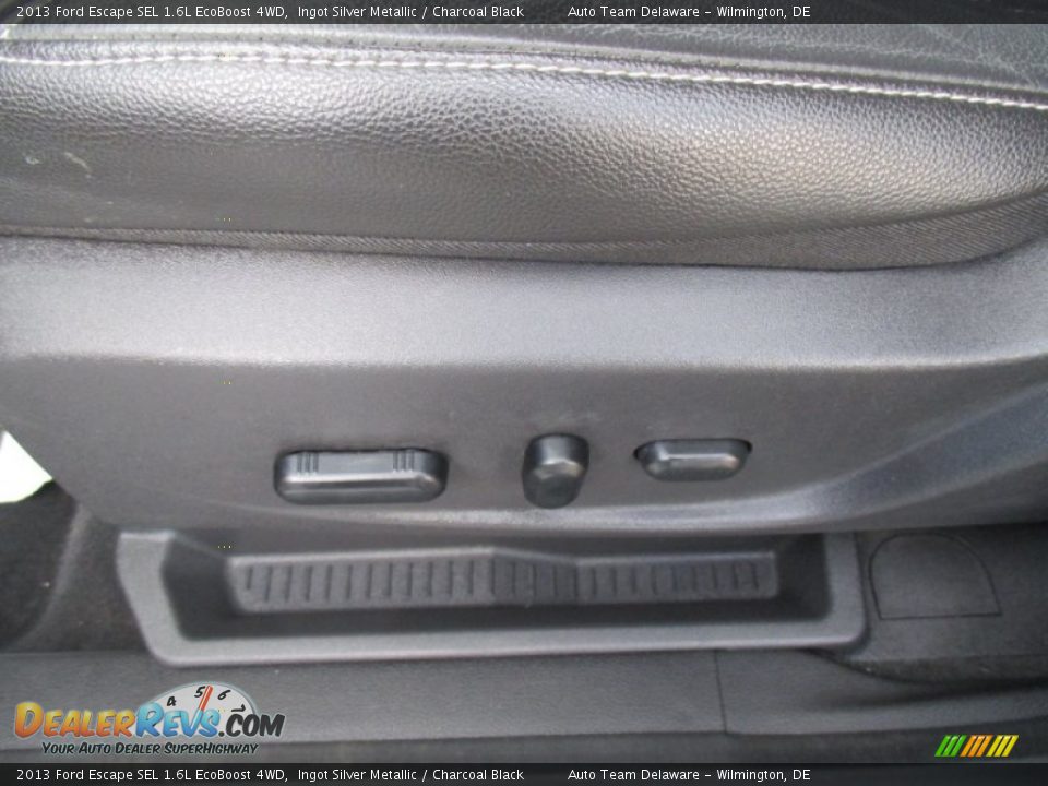 2013 Ford Escape SEL 1.6L EcoBoost 4WD Ingot Silver Metallic / Charcoal Black Photo #27