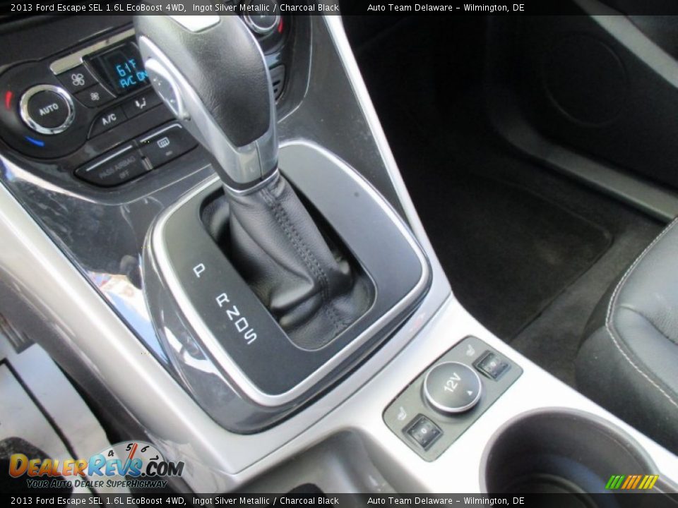 2013 Ford Escape SEL 1.6L EcoBoost 4WD Ingot Silver Metallic / Charcoal Black Photo #34