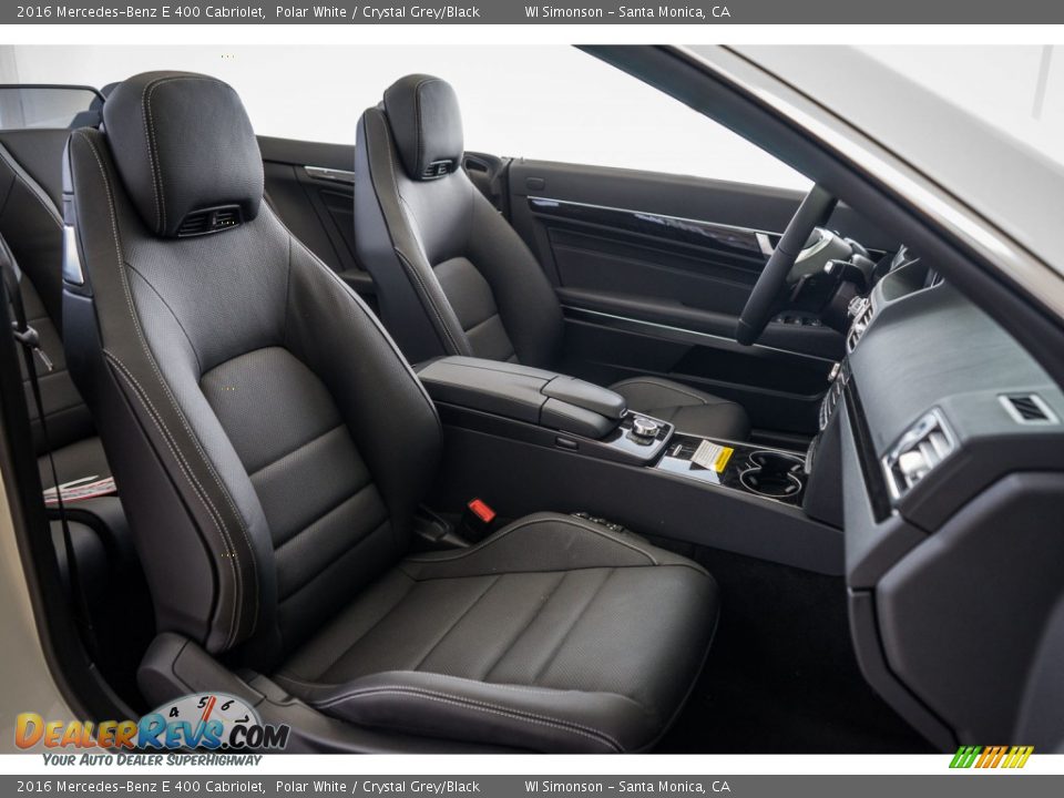 2016 Mercedes-Benz E 400 Cabriolet Polar White / Crystal Grey/Black Photo #2