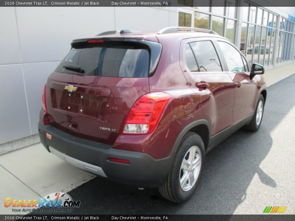 2016 Chevrolet Trax LT Crimson Metallic / Jet Black Photo #4