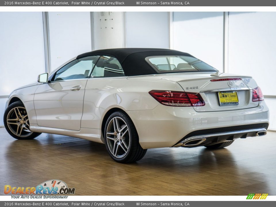 2016 Mercedes-Benz E 400 Cabriolet Polar White / Crystal Grey/Black Photo #3