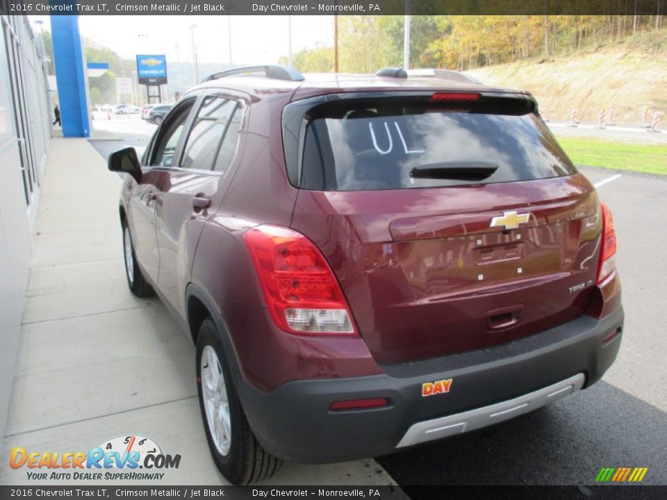 2016 Chevrolet Trax LT Crimson Metallic / Jet Black Photo #7