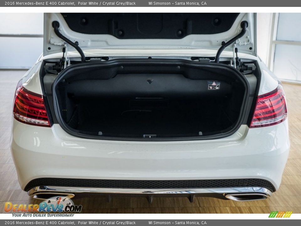 2016 Mercedes-Benz E 400 Cabriolet Polar White / Crystal Grey/Black Photo #5