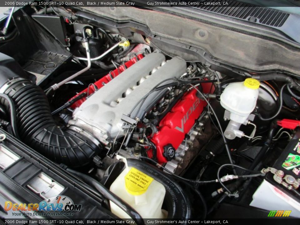 2006 Dodge Ram 1500 SRT-10 Quad Cab 8.3 Liter SRT OHV 20-Valve V10 Engine Photo #28