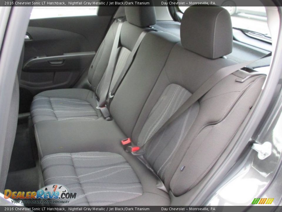 Rear Seat of 2016 Chevrolet Sonic LT Hatchback Photo #13