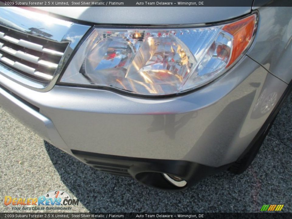 2009 Subaru Forester 2.5 X Limited Steel Silver Metallic / Platinum Photo #29