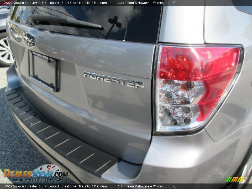 2009 Subaru Forester 2.5 X Limited Steel Silver Metallic / Platinum Photo #31