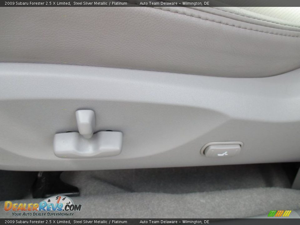 2009 Subaru Forester 2.5 X Limited Steel Silver Metallic / Platinum Photo #33