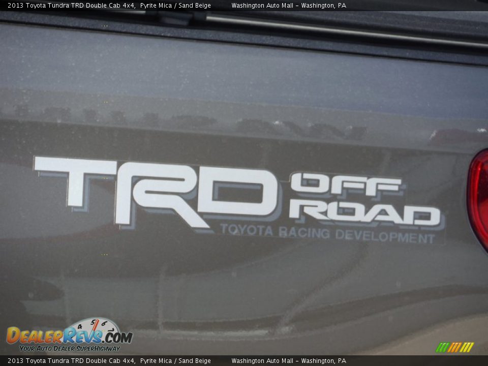 2013 Toyota Tundra TRD Double Cab 4x4 Pyrite Mica / Sand Beige Photo #8